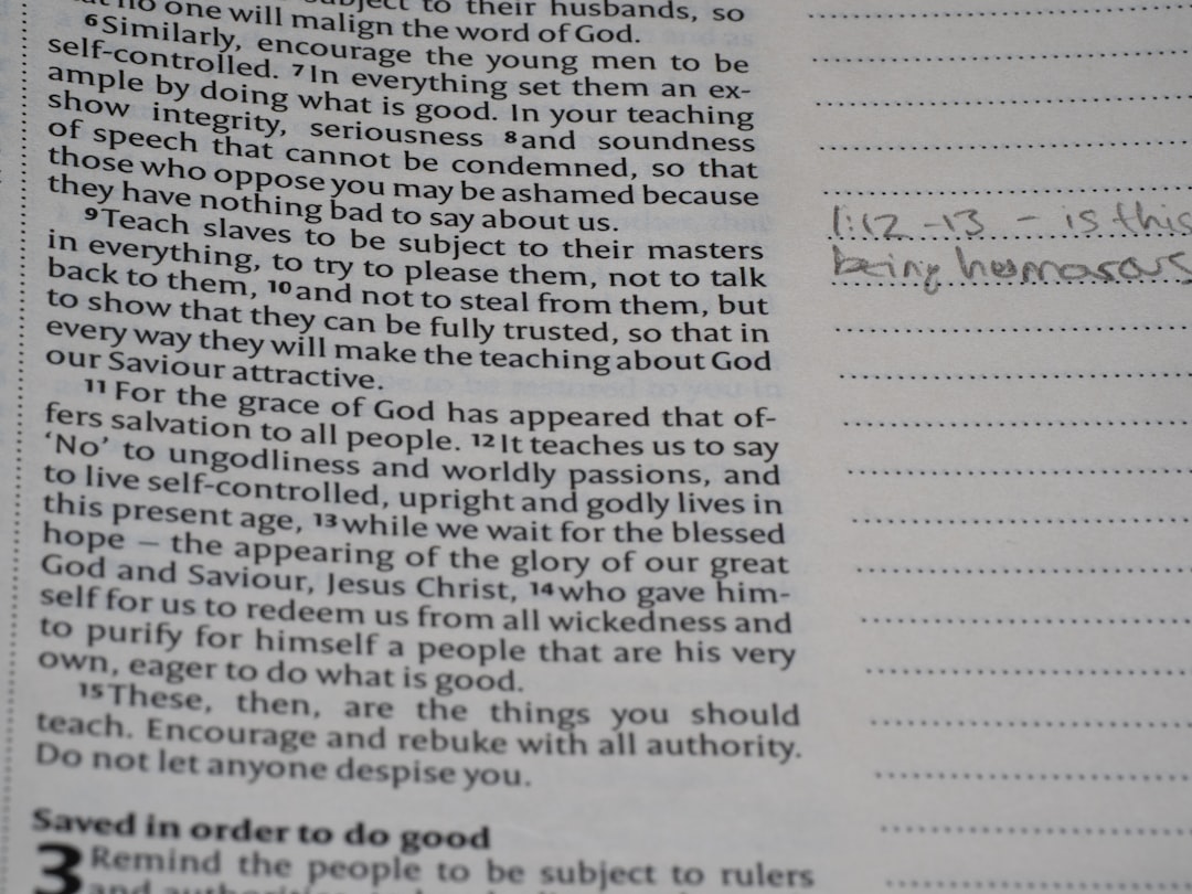 The text is from a bible page.