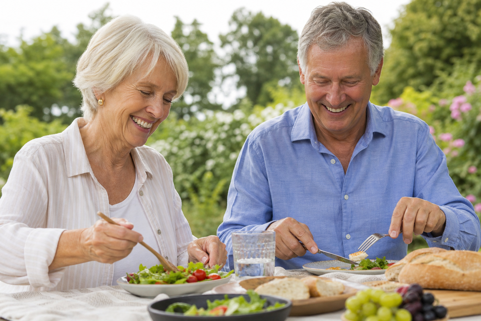 Dental implant model and dentist holding patient consultation in Edmonton