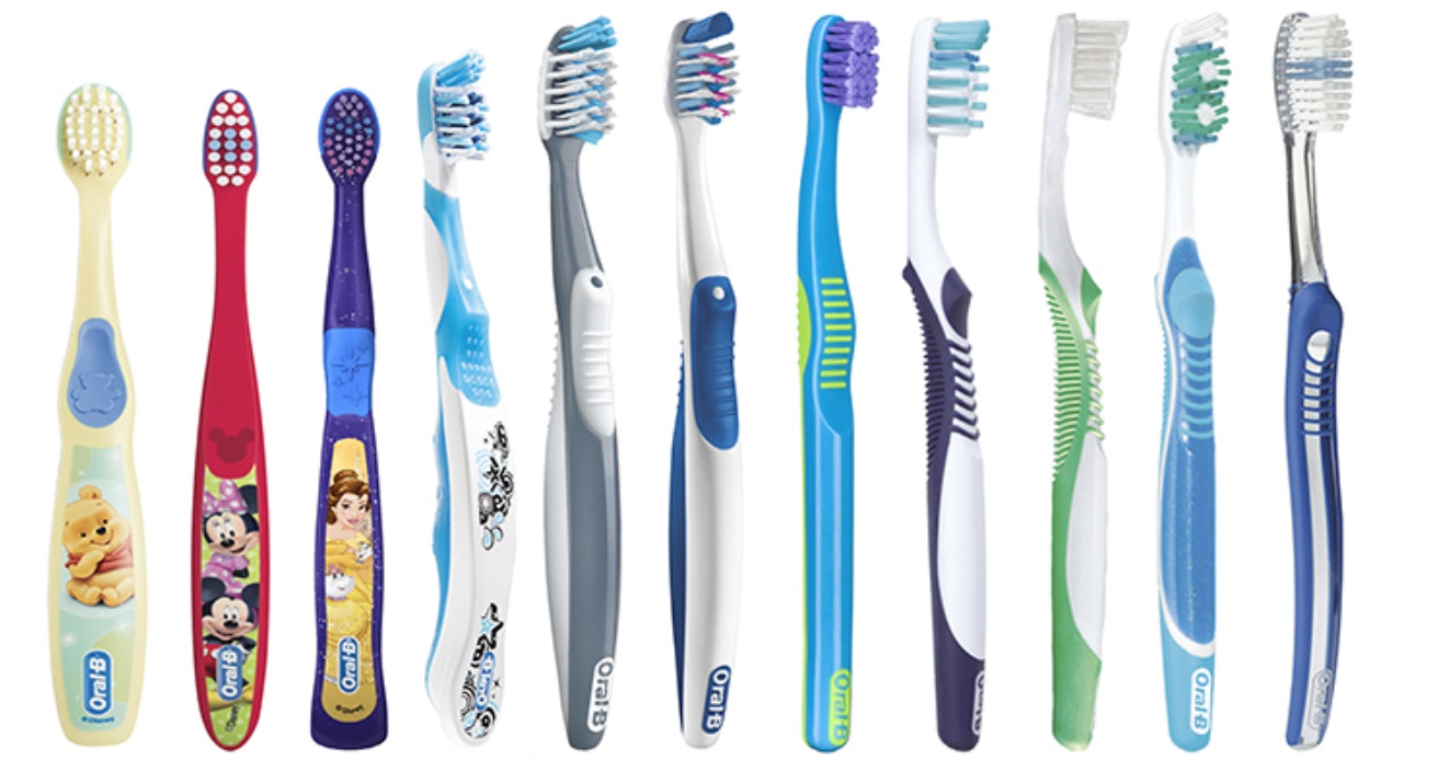 Types of toothbrushes