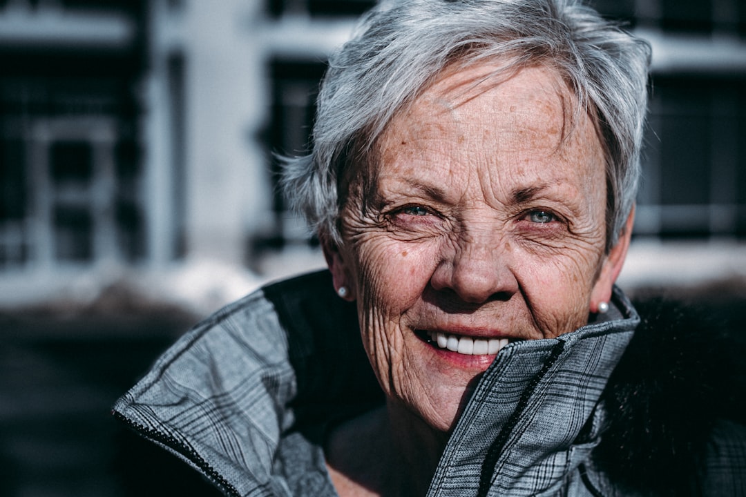 Photo Senior with healthy teeth