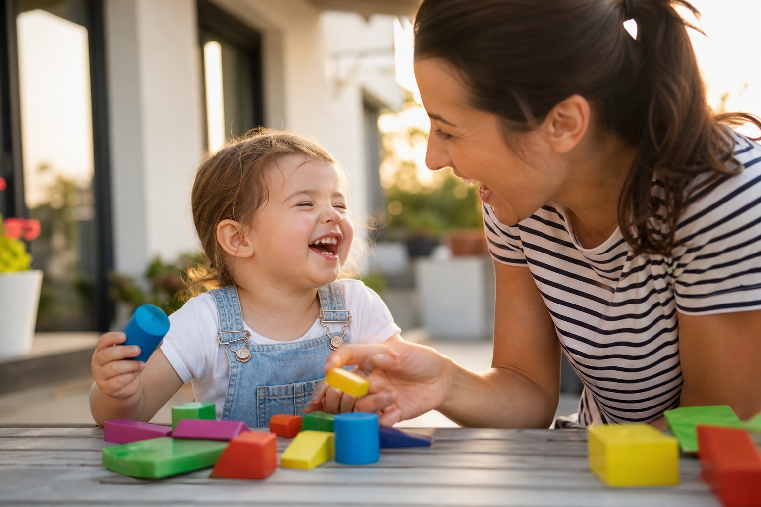 A child smiling happily during a dental visit at a kid-friendly dental clinic.